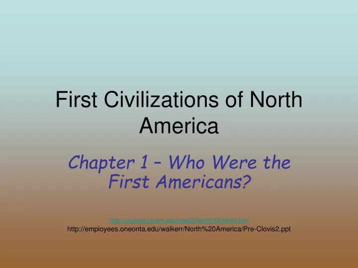 first civilizations of north america