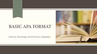 Basic APA Format