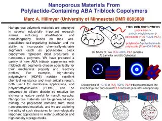 TRIBLOCK COPOLYMERS polylactide - b - polydimethylsiloxane - b -polylactide ( PLA - PDMS - PLA )