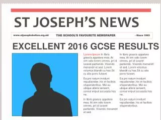 EXCELLENT 2016 GCSE RESULTS