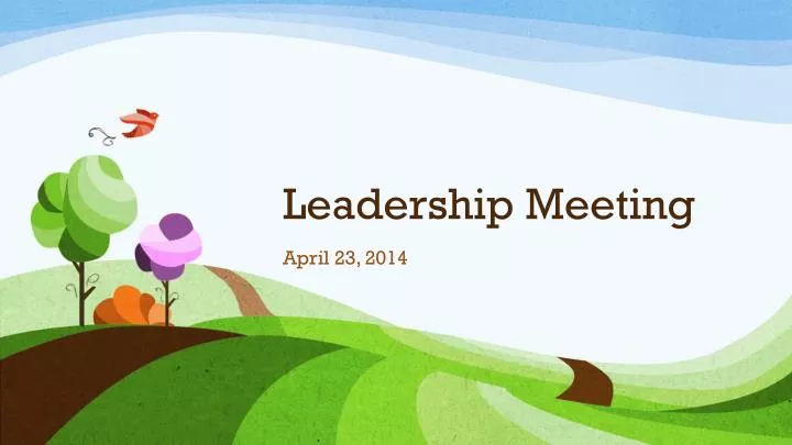 leadership meeting
