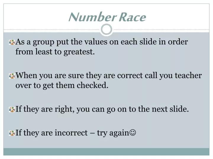 number race