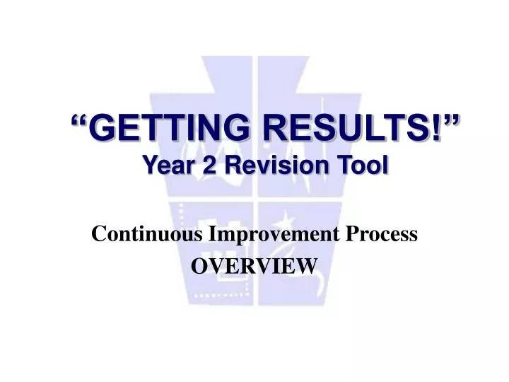 getting results year 2 revision tool