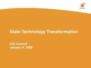 State Technology Transformation