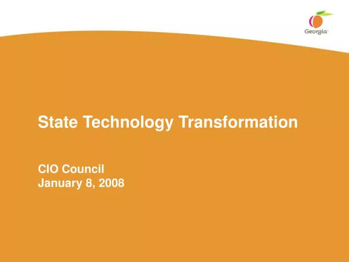 state technology transformation