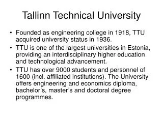 Tallinn Technical University
