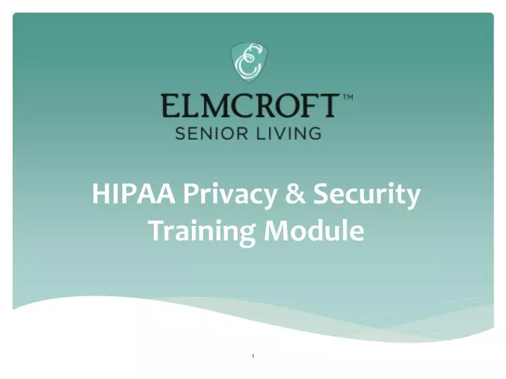 hipaa privacy security training module