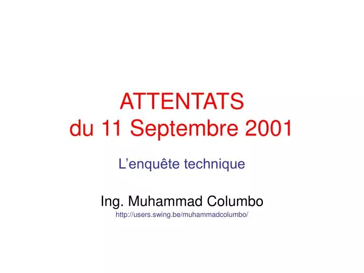 attentats du 11 septembre 2001