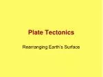 Plate Tectonics - slide 1