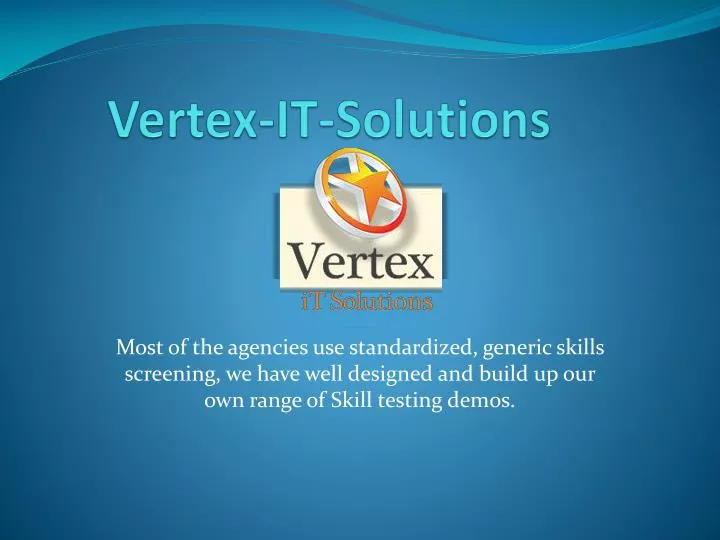 vertex it solutions