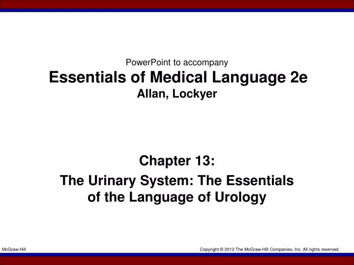 powerpoint to accompany essentials of medical language 2e allan lockyer
