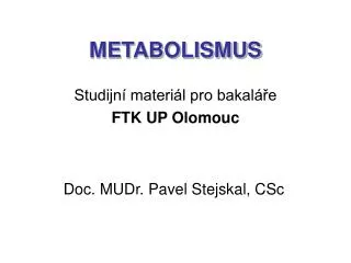metabolismus