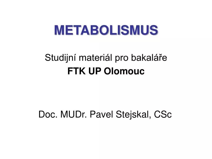 metabolismus