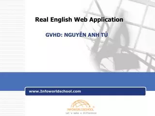 Real English Web Application