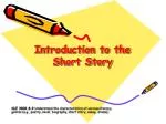 Introduction to the Short Story - slide 1