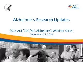 Alzheimer’s Research Updates