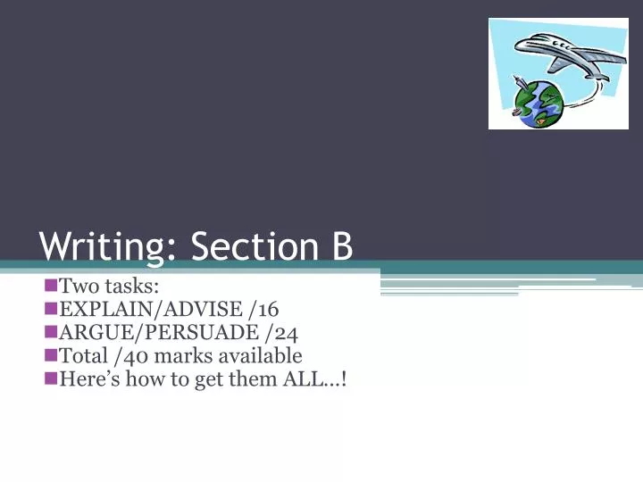 writing section b