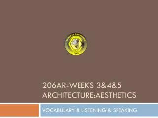 VOCABULARY &amp; LISTENING &amp; SPEAKING