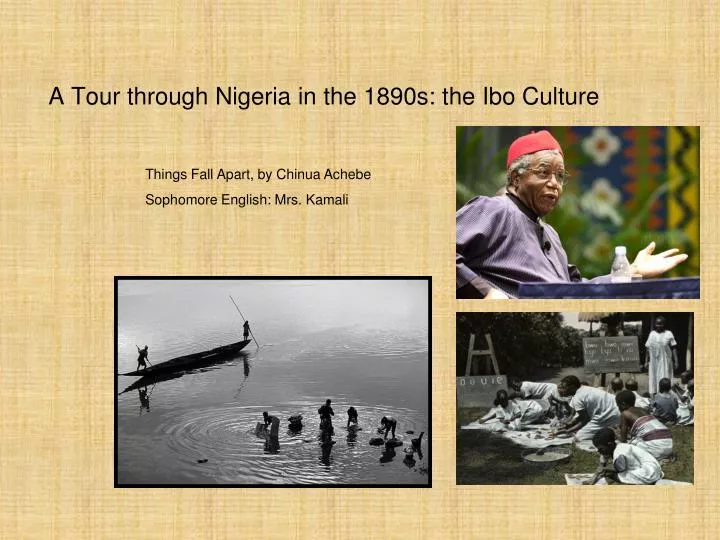 a tour through nigeria in the 1890s the ibo culture