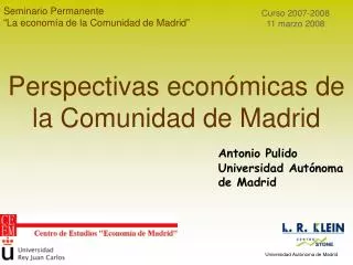 Seminario Permanente “La economía de la Comunidad de Madrid”