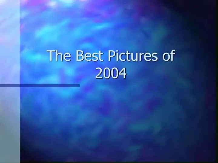 the best pictures of 2004