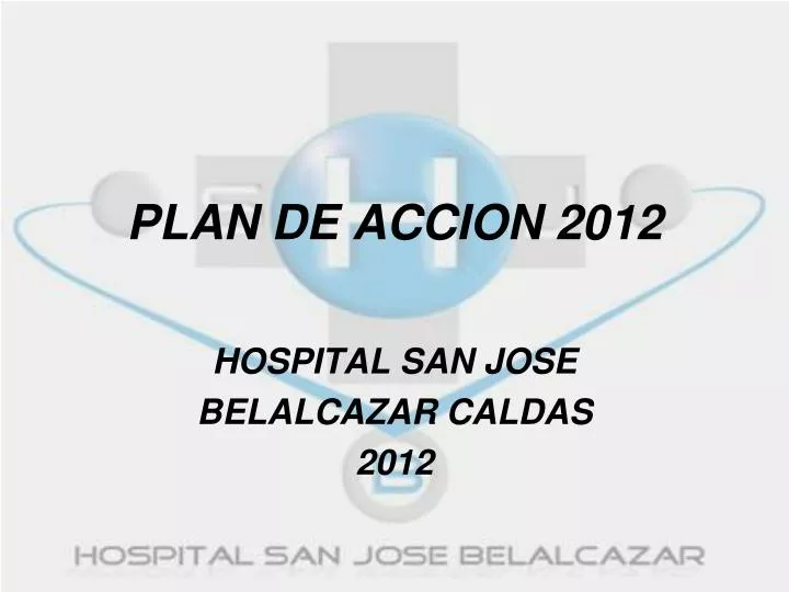 plan de accion 2012
