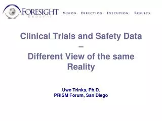 Clinical Data Management vs. Clinical Safety