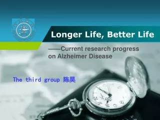 Longer Life, Better Life