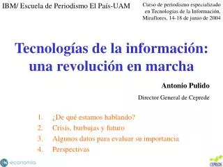 tecnolog as de la informaci n una revoluci n en marcha