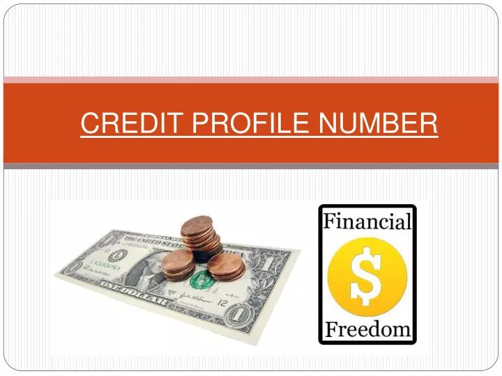 credit profile number