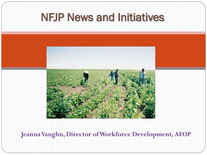 nfjp news and initiatives