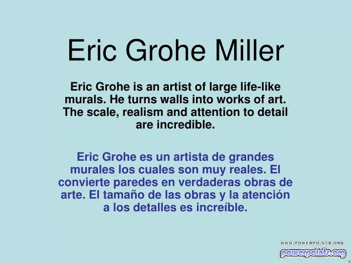 eric grohe miller