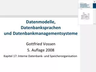 datenmodelle datenbanksprachen und datenbankmanagementsysteme