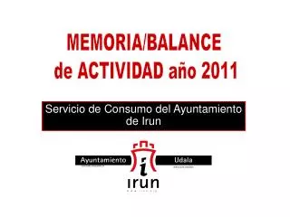 servicio de consumo del ayuntamiento de irun