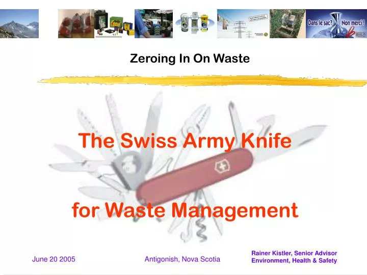 the swiss army knife for waste management