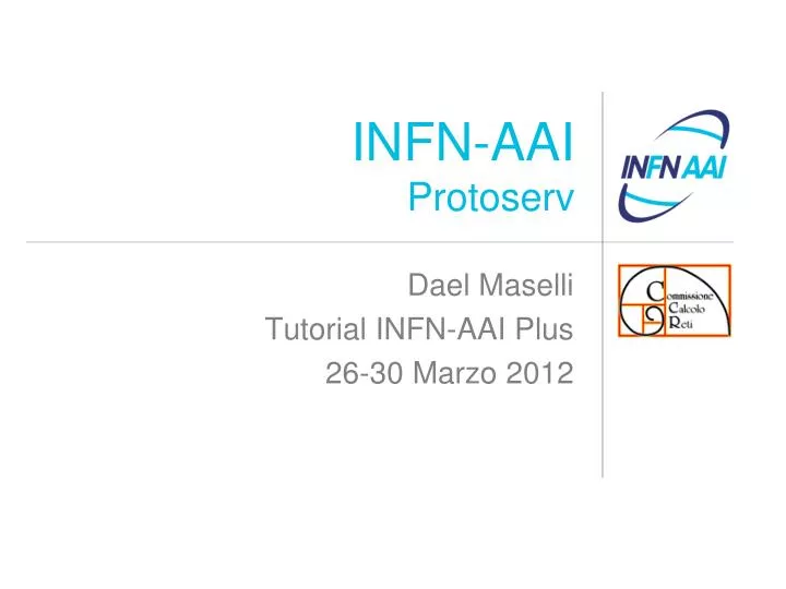 infn aai protoserv