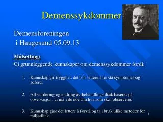 demenssykdommer