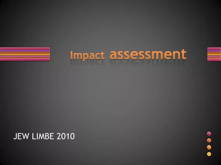 impact assessment