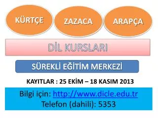 d l kurslari
