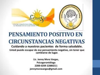 pensamiento positivo en circunstancias negativas