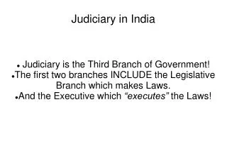 Judiciary in India