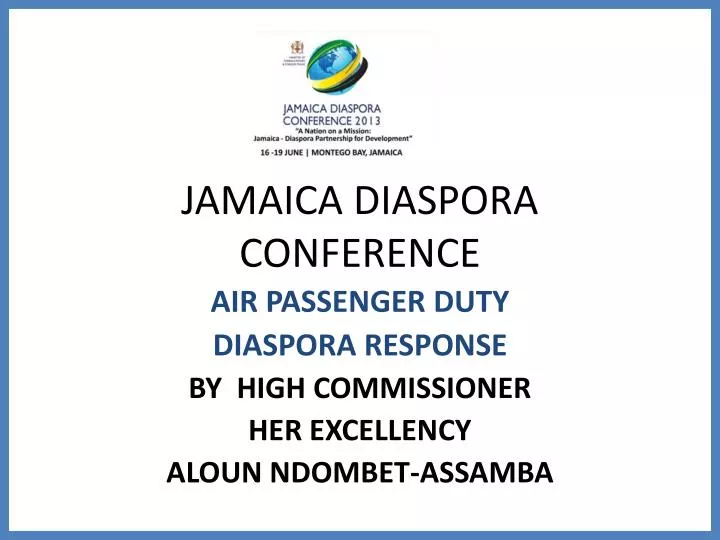 jamaica diaspora conference