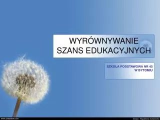 wyr wnywanie szans edukacyjnych