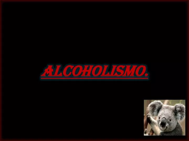 alcoholismo