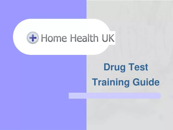 drug test training guide