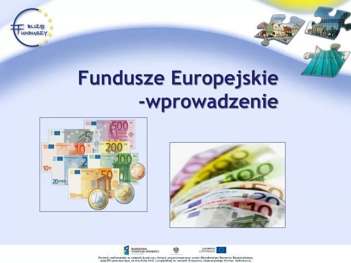 fundusze europejskie wprowadzenie
