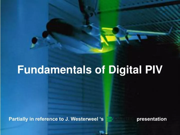fundamentals of digital piv