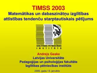 TIMSS 2003