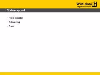 statusrapport