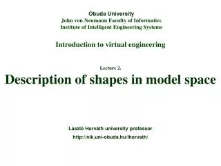 Introduction to virtual engineering